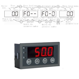 Digital Display Meter 0-10V 0-20MA 2-10V 4-20MA Analog Input Display Table Digital Display Head with RS485 Version