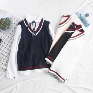ORDER ÁO GILE LEN ULZZANG KẺ VIỀN HỌC SINH