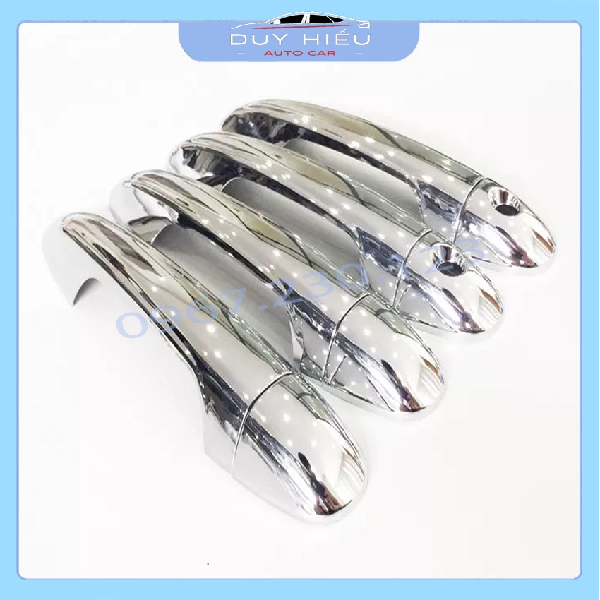 Bộ 8 ốp tay và hõm cửa xe mạ Crom dành cho xe Kia Seltos 2020