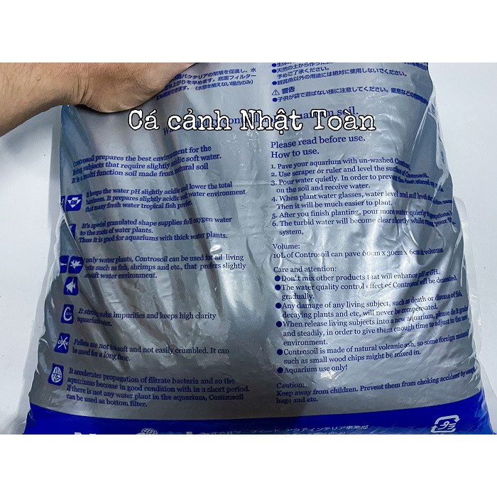 PHÂN NỀN THỦY SINH NHẬT BẢN CONTROL SOIL CHIẾT LẺ BAO 8KG