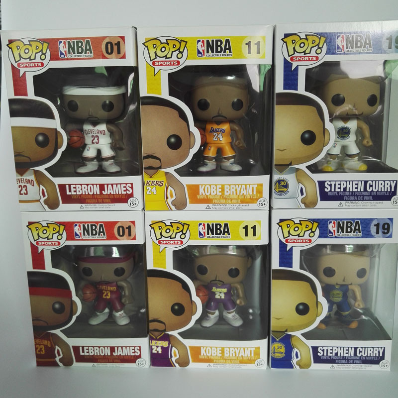 FUNKO POP NBA Mô Hình Đồ Chơi Nhân Vật Cầu Thủ Bóng Rổ Kobe Bryant