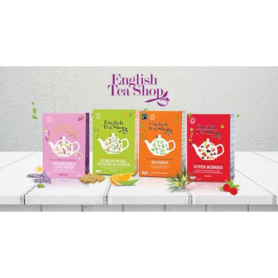 Trà túi lọc hữu cơ organic English Tea Shop (hàng Anh) nhiều vị