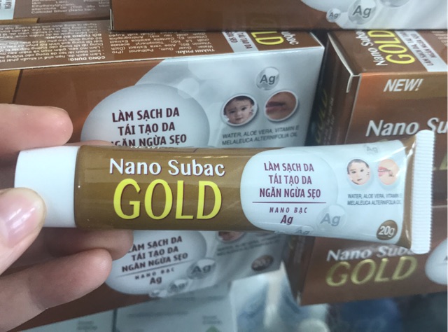 Gel bôi  Nano Su Bạc Gold