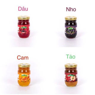 Mứt hoa quả 4 vị, 135g - Nhập khẩu Malaysia (Hương vị tự nhiên, không hóa chất gây hại)