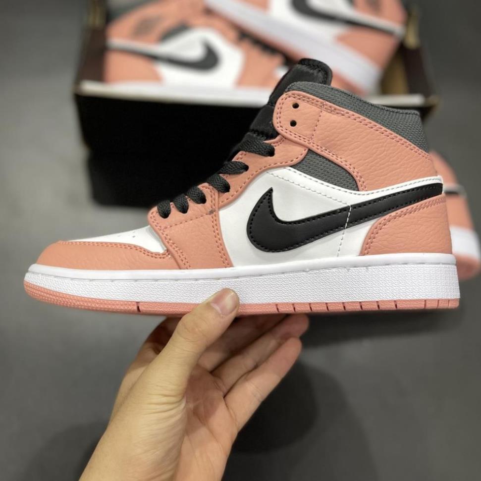 BIG SALE Giày Sneaker Jordan 1 hồng cao.Giày  jordan cao cổ hồng Thể Thao Nam Nữ Cao Cổ Full Phụ Kiện | BigBuy360 - bigbuy360.vn