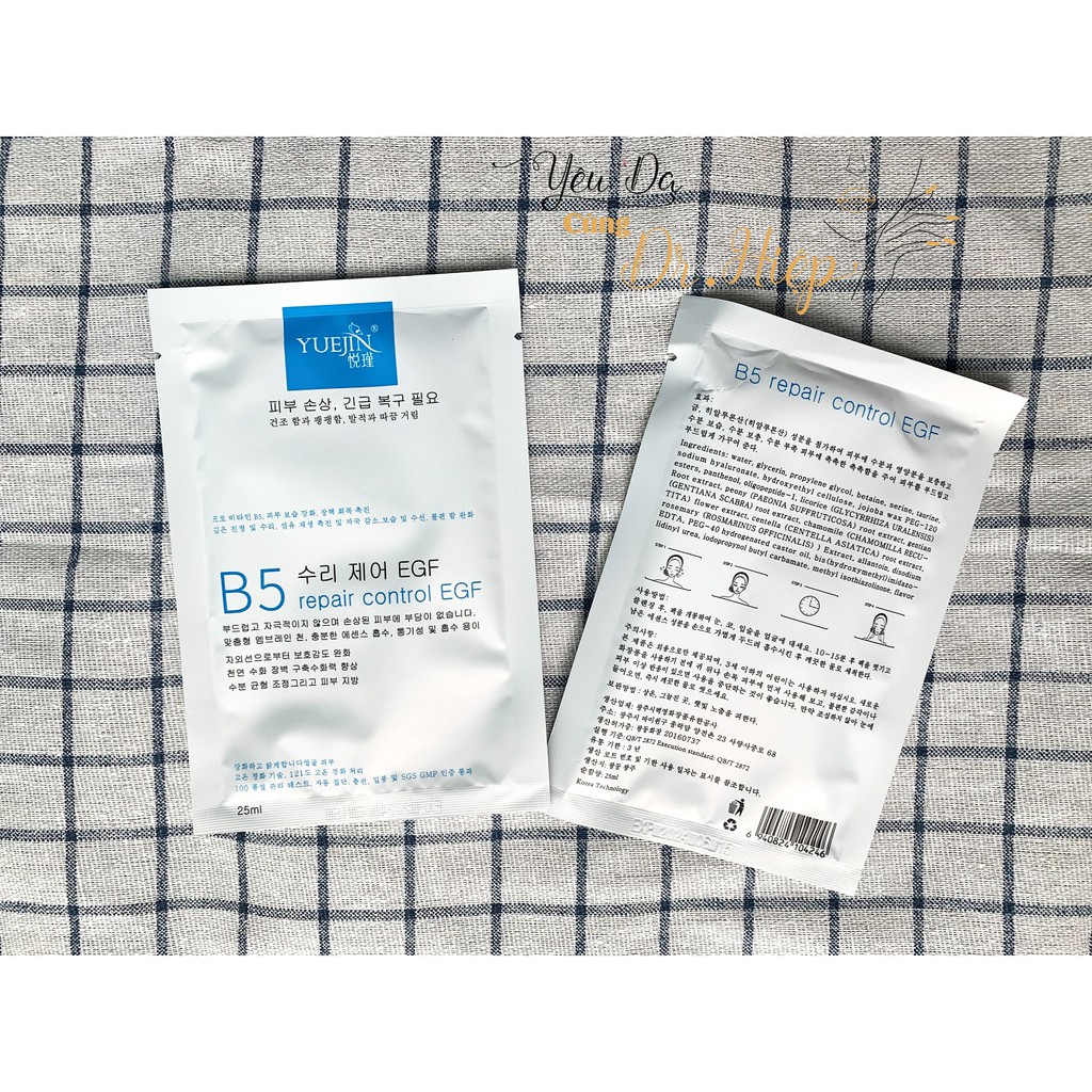 MẶT NẠ LÀM DỊU DA YUEJIN B5 REPAIR CONTROL EGF | BigBuy360 - bigbuy360.vn