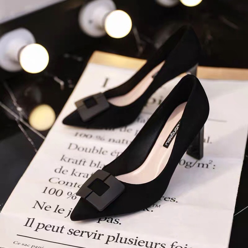 Giày Cao Gót Nữ 👠 FREESHIP 👠 hàng hiệu cao cấp 8cm đẹp YANA HM035 | ĐẸP NHẤT | [SĂN HOT]