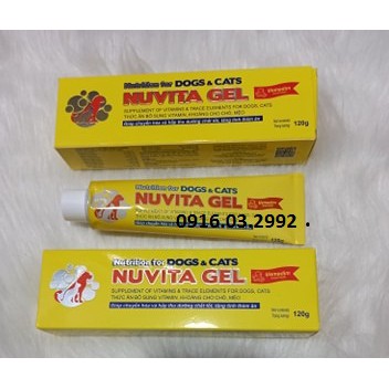 Gel dinh dưỡng chó mèo Nuvita 120g