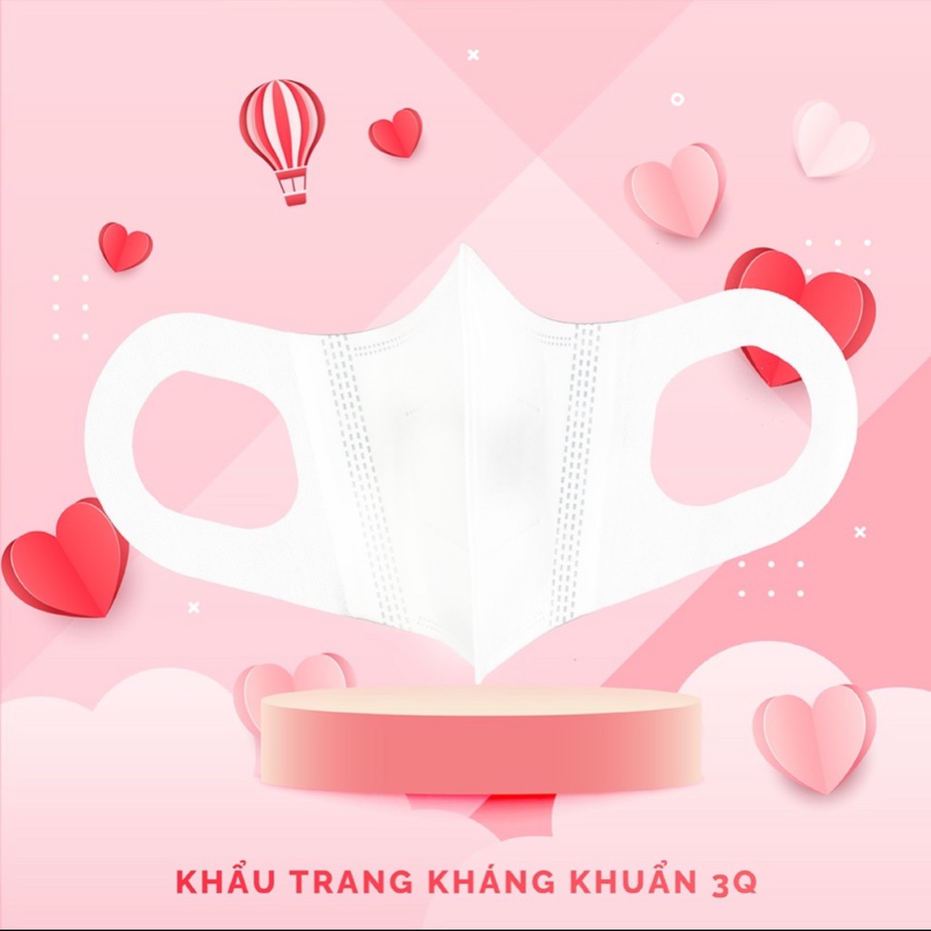 Khẩu Trang 3D Ngươi Lơn Nano Chống Ẩm Hộp 10cái [Mã VN1634] | BigBuy360 - bigbuy360.vn