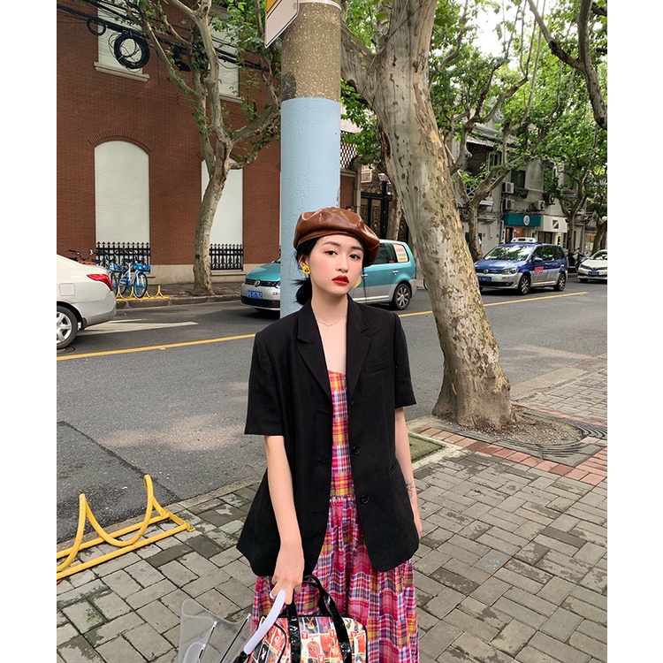 Mũ nồi da PU thời trang Hàn cho nữ