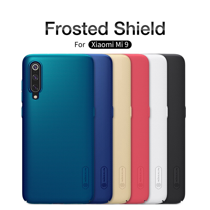 Ốp lưng Xiaomi Mi9 Nillkin Frosted Shield PC Ốp lưng Cho Xiaomi Mi8 Mi 9 SE 10 10T Lite 9T Pro