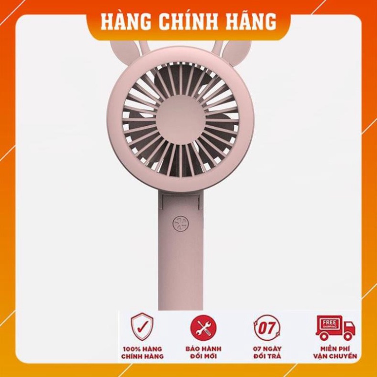 [Bảo hành 1 đổi 1] Quạt cầm tay mini, quạt tích điện cầm tay cho bé, kèm  PIN chống cháy nổ an toàn tuyệt đối