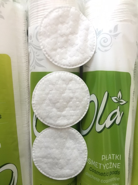 SIÊU PHẨMDẬP VIỀN Bông tẩy trang OLA Cotton Pads 120+30 miếng (150 miếng) - Ba Lan