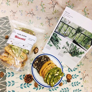 Bánh biscotti ăn kiêng nguyên cám 500g -Giảm cân, eat clean