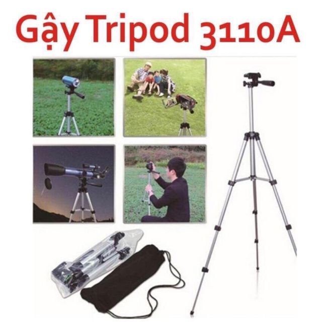 Gậy Tripod chụp ảnh 3 chân - Giá đỡ điện tripod 3 chân - giá đỡ máy quay phim