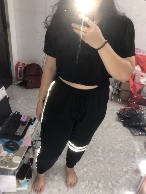 Quần Thể Thao Phản Quang Jogger Bigsize