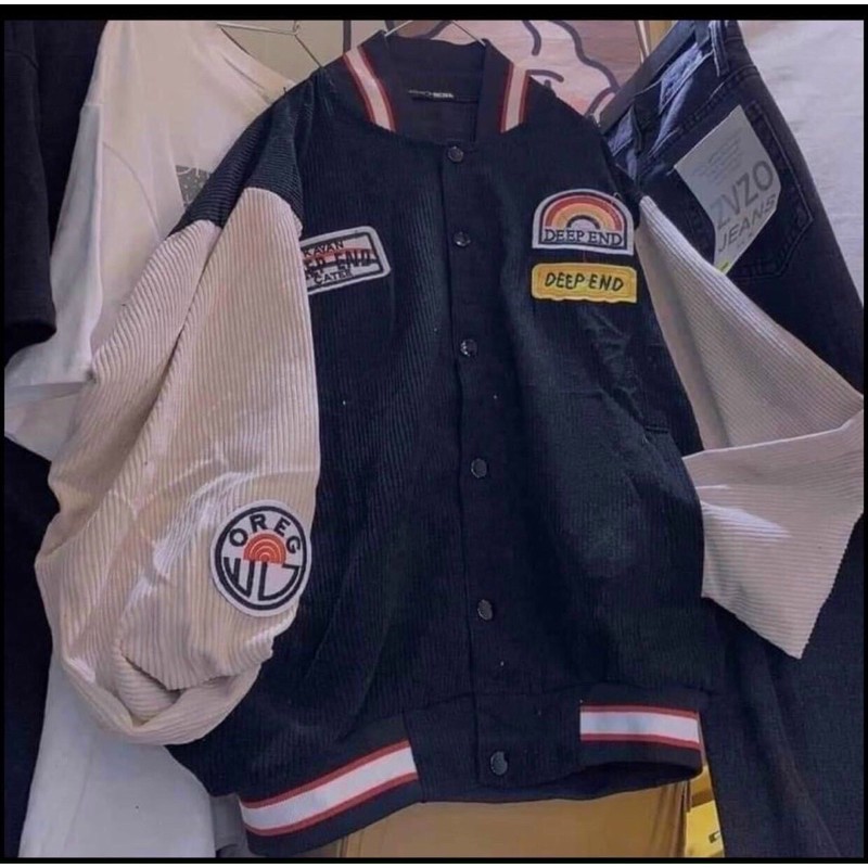 [Mã WASTMAY giảm 15% tối đa 30K đơn 150K] Áo khoác bomber nhung tăm cầu vồng - KÈM HÌNH VÀ CLIP THẬT | BigBuy360 - bigbuy360.vn