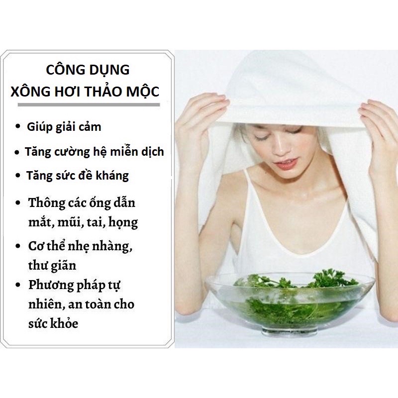 Thảo dược xông mặt và body