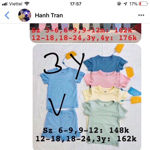 Quần áo bé c Hoa