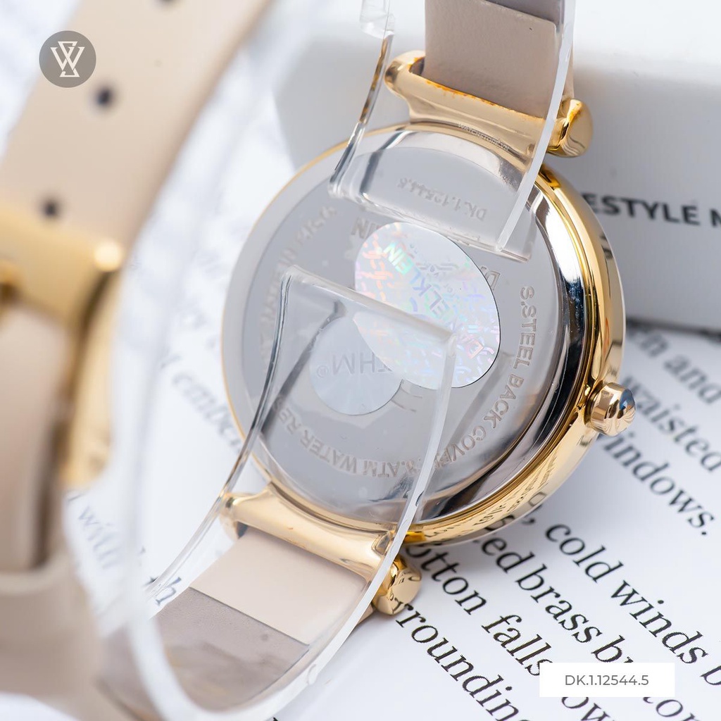 Đồng Hồ Quartz Nữ Daniel Klein Premium Ladies WATCHSTORE DK.1.12544.5 Mặt Kính Khoáng 36mm, Dây Da, Vỏ Thép Không Gỉ
