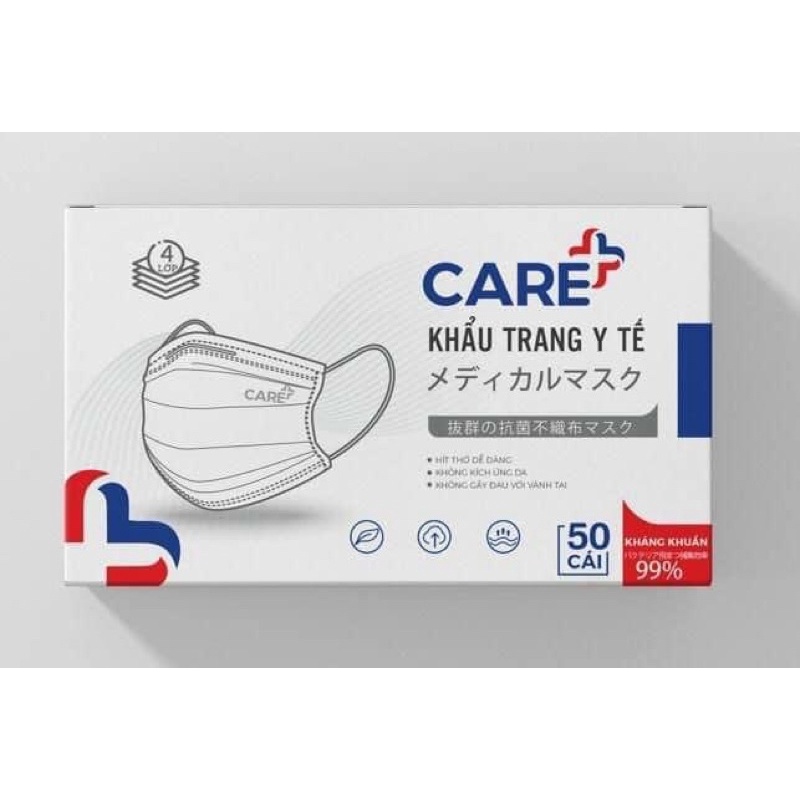 Khẩu trang Care+ 4 lớp