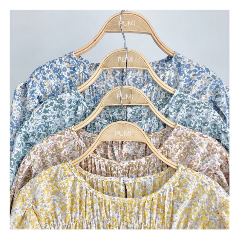 Đầm cổ tròn tay ngắn nhung thun Pumi | BigBuy360 - bigbuy360.vn