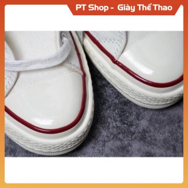 [FreeShip + Hàng Loại A] Giày Cv 1970s trắng sữa cao Hàng 11 xịn sò, đế ba lớp, lót xanh, Giầy Cv đen thấp low hight
