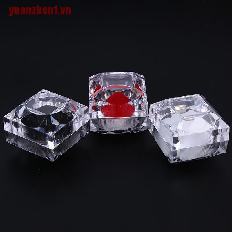 [Yuanzhen1] Giá Đỡ Nhẫn Cưới / Đính Hôn Bằng Acrylic Trong Suốt