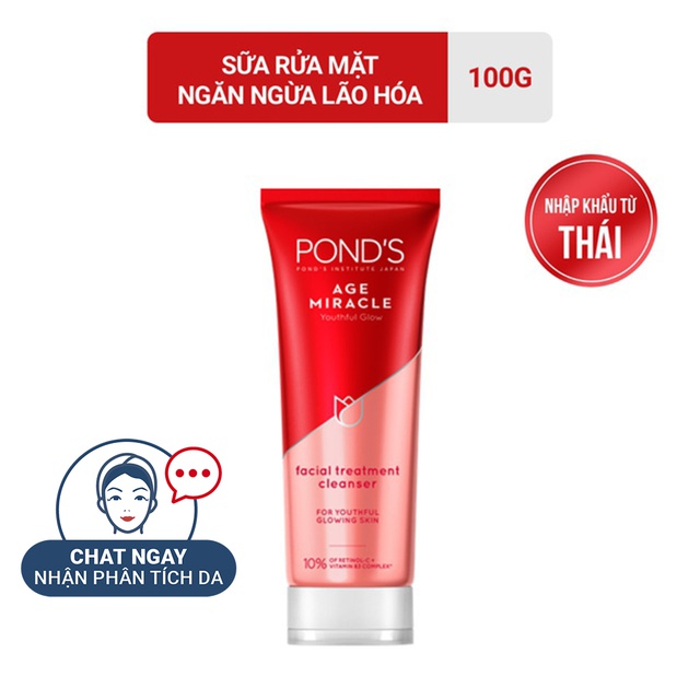 Sữa rửa mặt ngăn ngừa lão hóa Pond's Age Miracle 100g