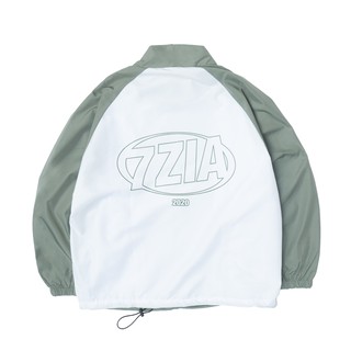 Áo khoác dù 7Zia - Matcha/Trắng