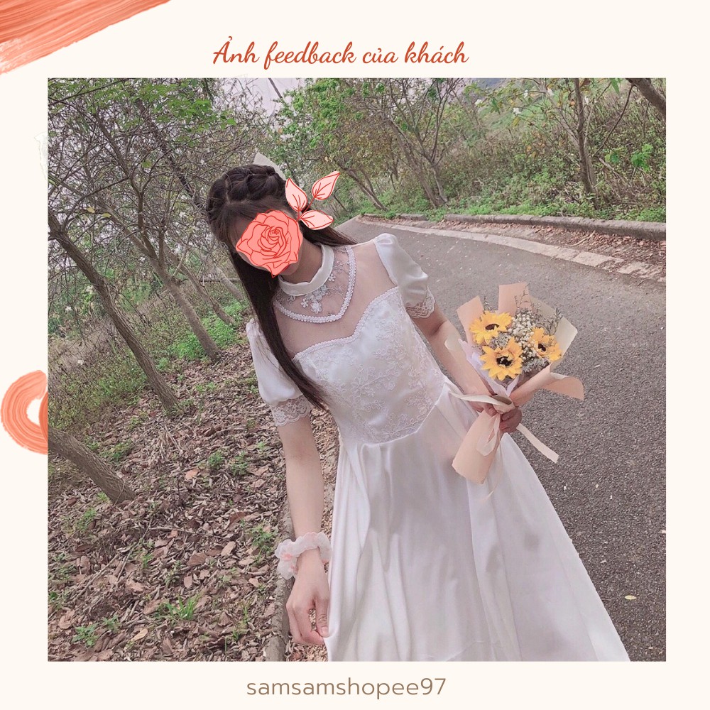 Đầm công chúa dáng dài cổ điển