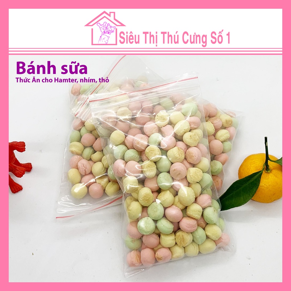 Bánh sữa dinh dưỡng thơm ngon Thức ăn hamster, nhím, thỏ