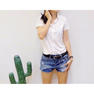 ÁO SƠ MI NỮ NGẮN TAY CÔNG SỞ