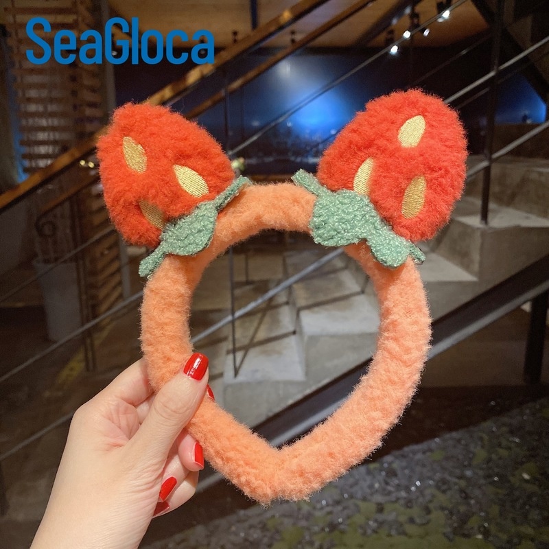 Cài tóc Seagloca đính quả dâu phong cách Hàn Quốc dễ thương cho nữ