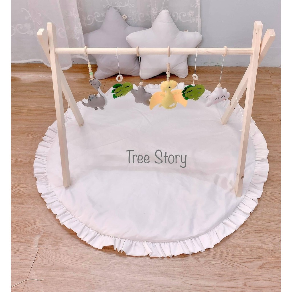 Kệ đồ chơi chữ A cho bé