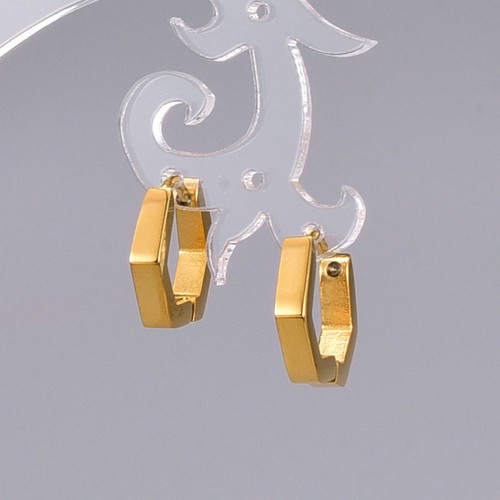 Bông Tai Khoen Hình Lục Giác Titan Ko Han Rỉ TT 3670