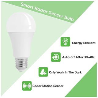 Bóng đèn Led cảm biến chuyển động đuôi E27