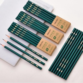 Set 10 chiếc bút chì 2b de li đầu bằng