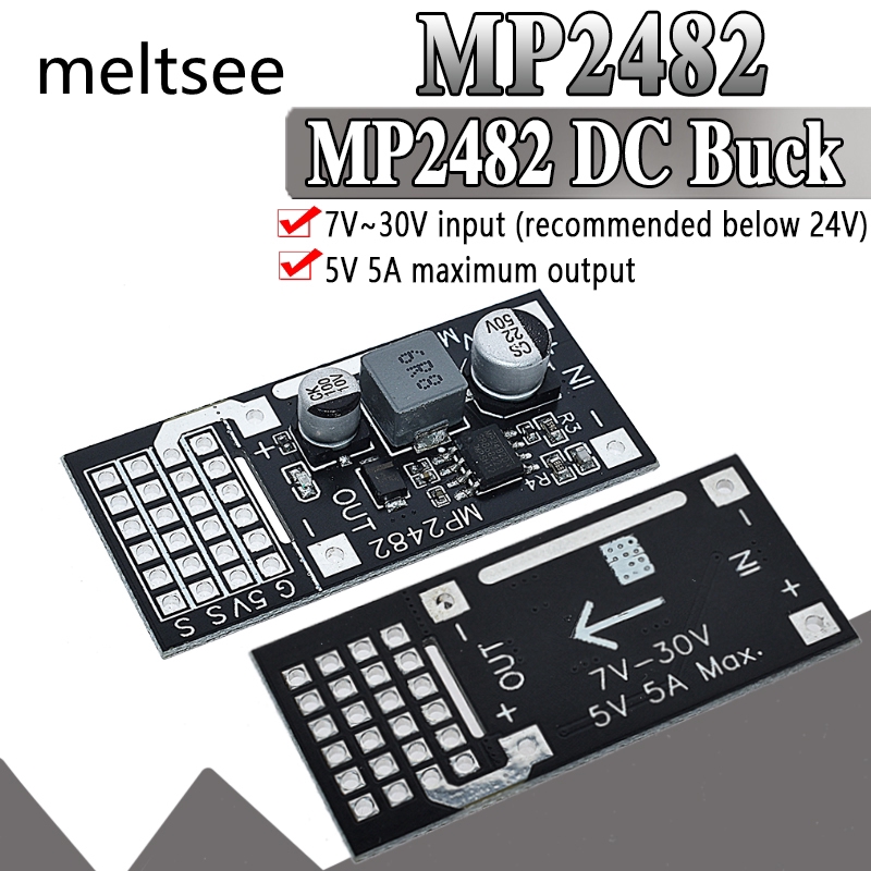 Mô-đun DC-DC MP2482 7-28V đến 5V 5A trợ lực truyền động cơ lái hạ áp