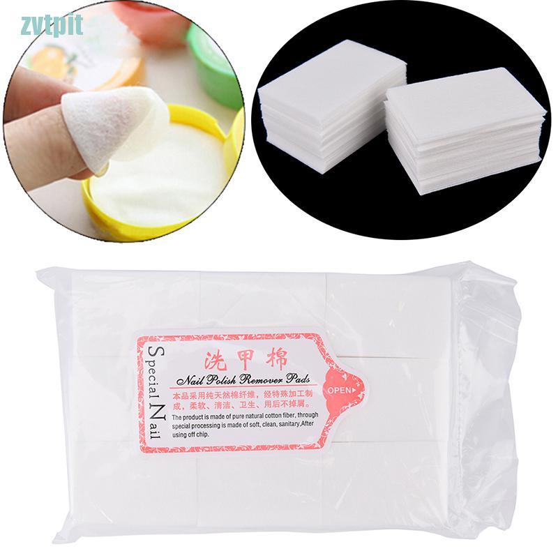 [ZVT] 1 Bag Nail Wipes UV Gel Nail Tips Polish Remover Paper Pad Nail Art Cleaner  PT