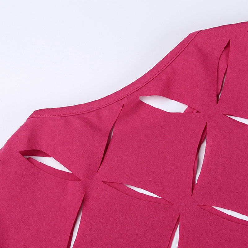 Áo Croptop Tay Ngắn Màu Sắc Thanh Lịch Cho Phái Nữ