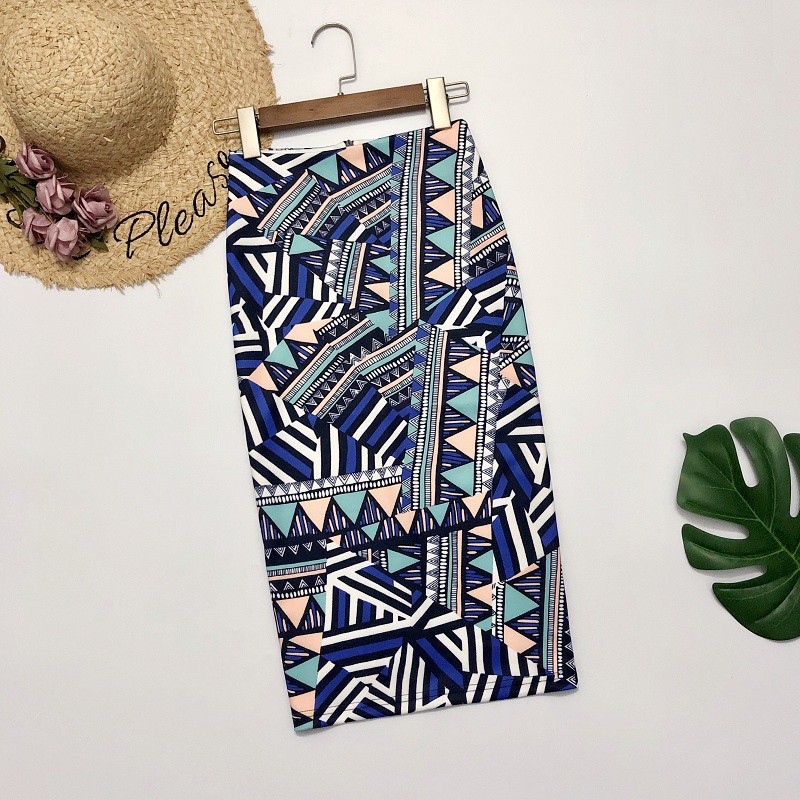 Chân Váy Bút Chì Lưng Cao In Họa Tiết Hoạt Hình Phong Cách Bohemian Hàn Quốc Thời Trang Cho Nữ | BigBuy360 - bigbuy360.vn