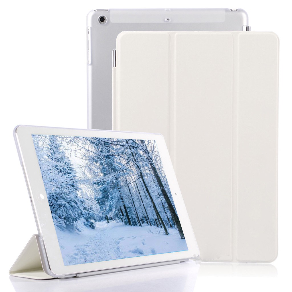 Bao da máy tính bảng thiết kế từ tính màu trơn cho iPad 2018 9.7inch