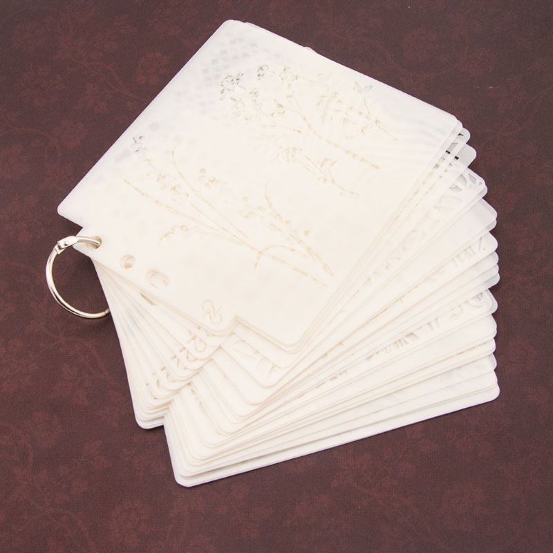 Khuôn Cắt Giấy Làm Từ Kim Loại Hình Lá Trang Trí Scrapbook