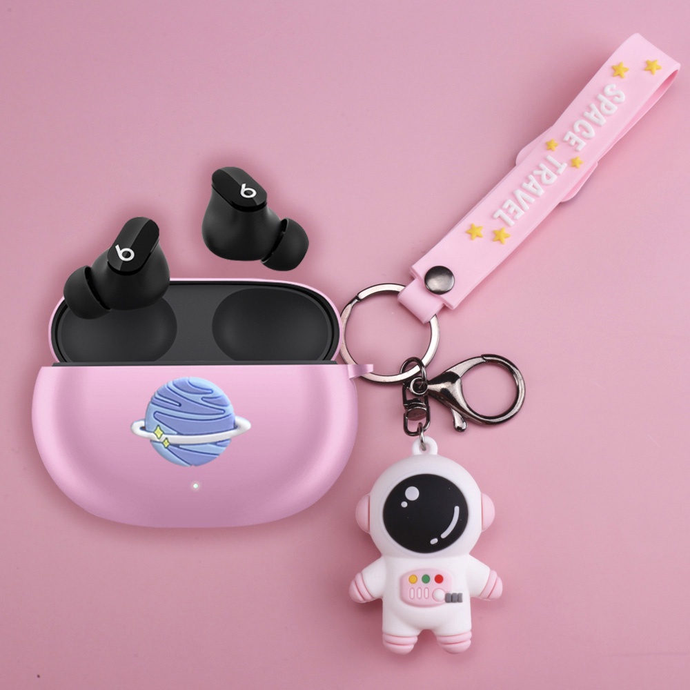 Vỏ bọc bảo vệ hộp sạc tai nghe Beats-Studio Buds bằng silicone chống sốc thiết kế hoạt hình đáng yêu