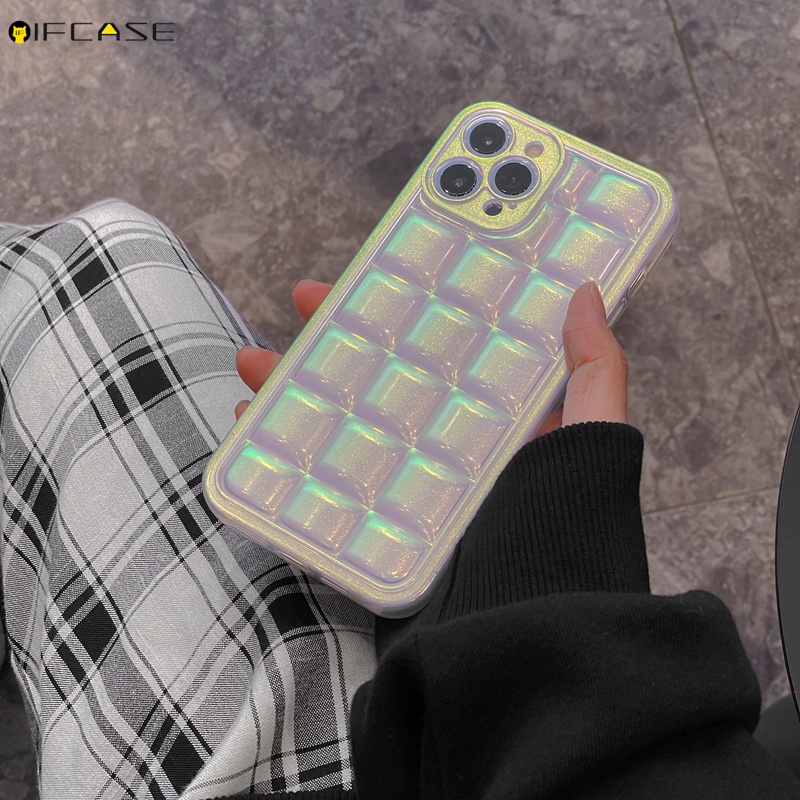 Ốp Điện Thoại Mềm Trong Suốt Chống Sốc Lấp Lánh Đơn Giản Cho iPhone 13 12 11 Pro Max XS Max XR X