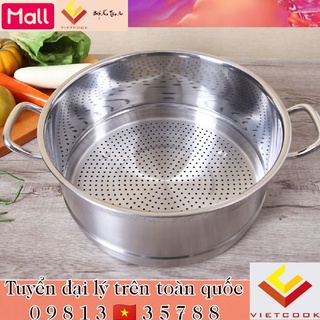 Ngăn xửng hấp inox 430 vietcook size 24cm, 26cm, 28cm, 30cm, 32cm
