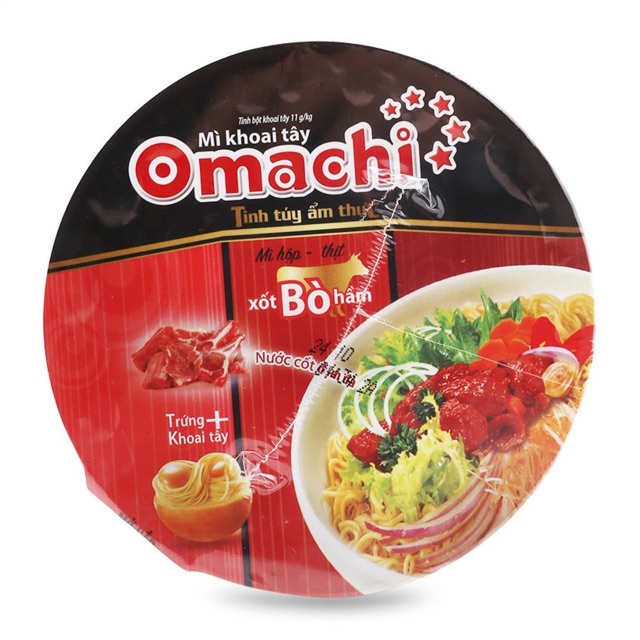 Mì Bát Khoai Tây Omachi Xốt Bò Hầm | BigBuy360 - bigbuy360.vn