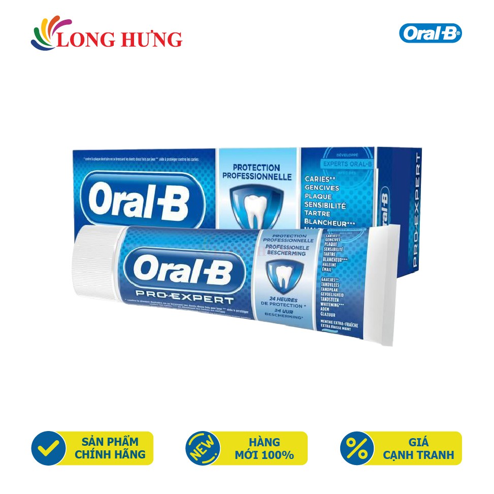 Kem đánh răng Oral-B Pro-Expert Protection Professionnelle - Hàng nhập khẩu