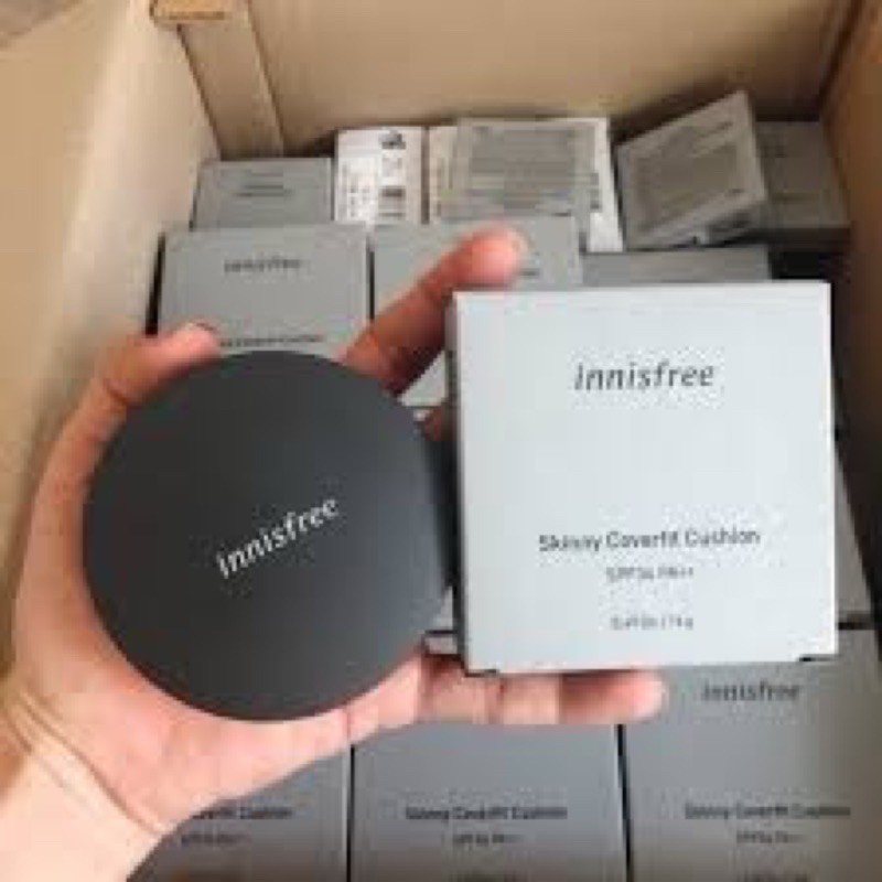 ( CHÍNH HÃNG ) PHẤN NƯỚC TRANG ĐIỂM MỎNG NHẸ INNISFREE LIGHT FIT CUSHION SPF33 PA++ 14G | BigBuy360 - bigbuy360.vn